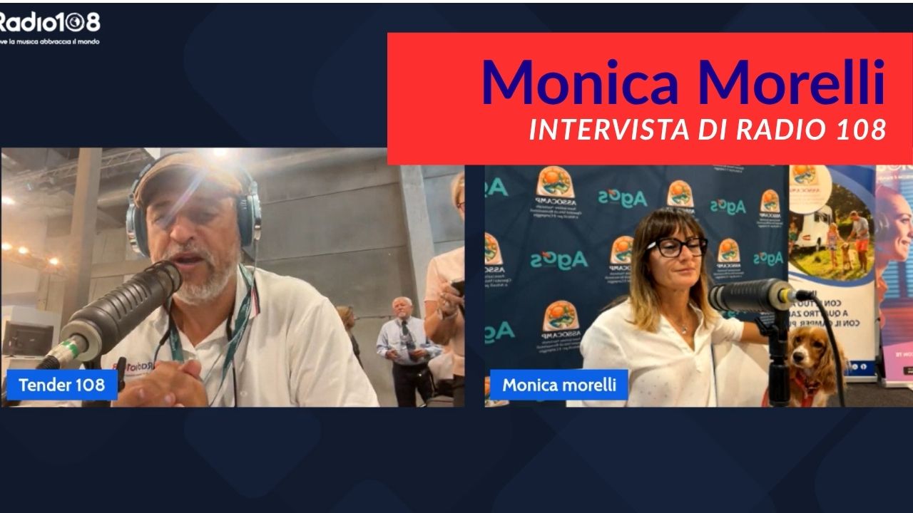 Monica Morelli intervistata da Radio 108 al Salone del Camper 2026