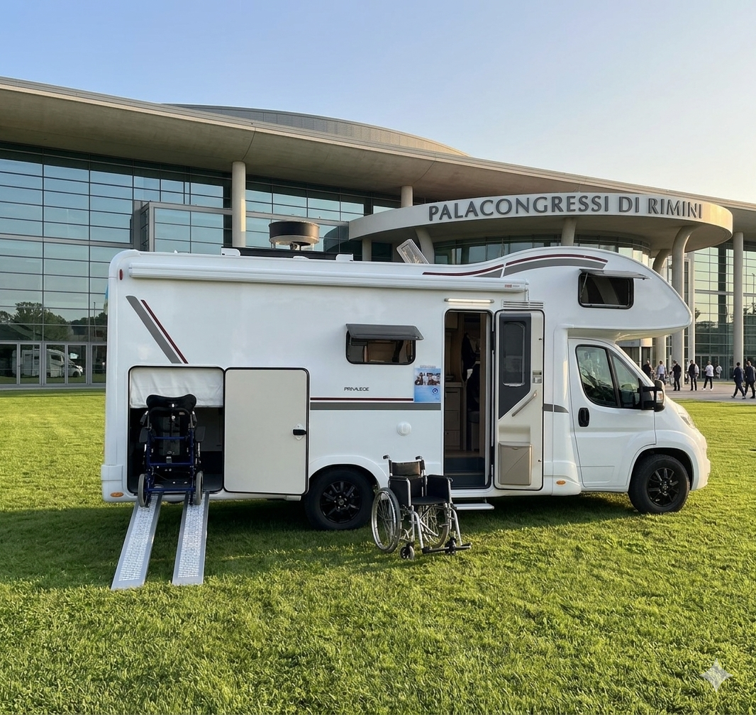 Camper attrezzato per disabili a Expoaid