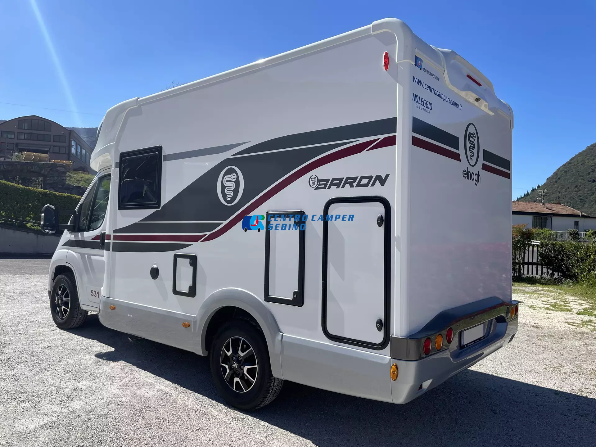 Elnagh Baron 531 garage