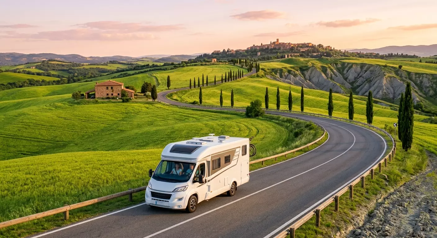 Camper in toscana